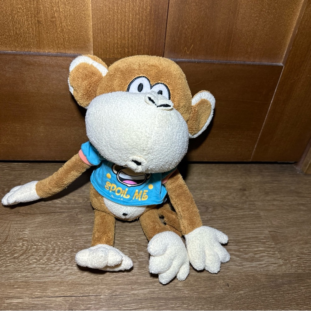 Bobby Jack‎ Monkey Plush 16" 5" Spoil Me Shirt Y2K